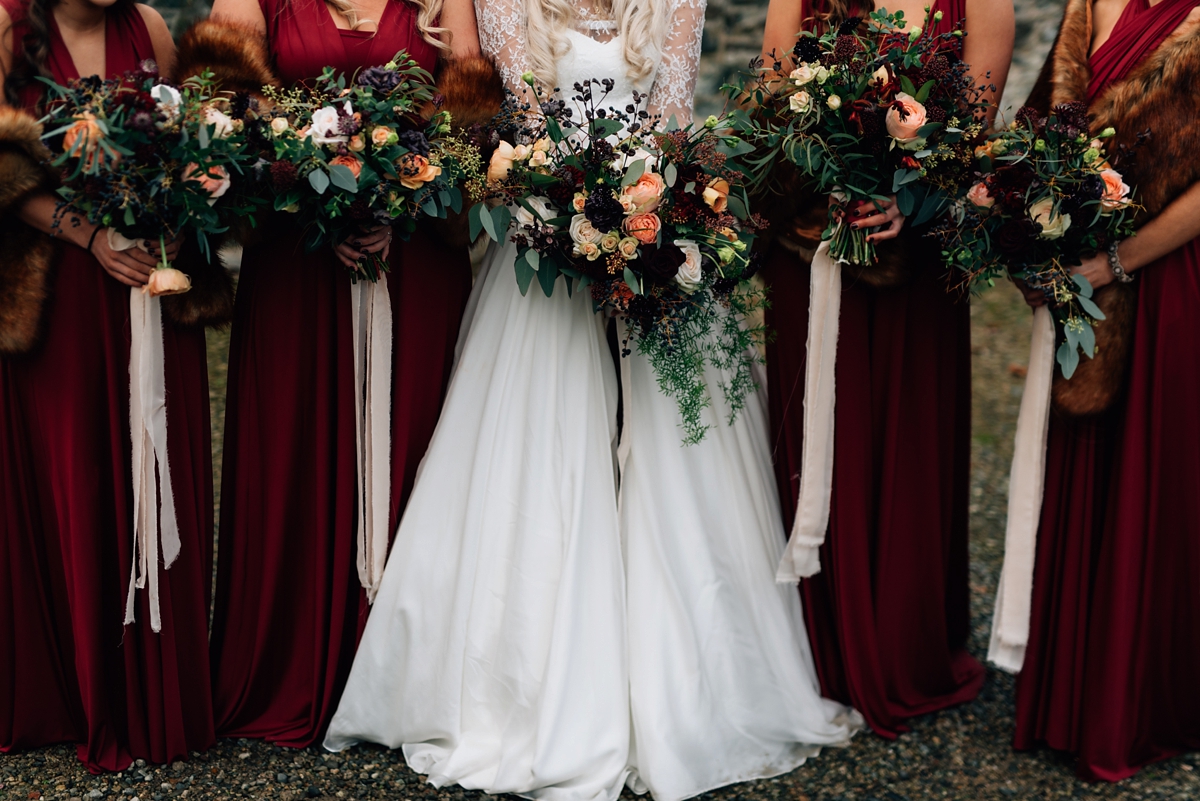 Christmas wedding with a Naomi Neoh dress Simon Hutchinson Photography 32