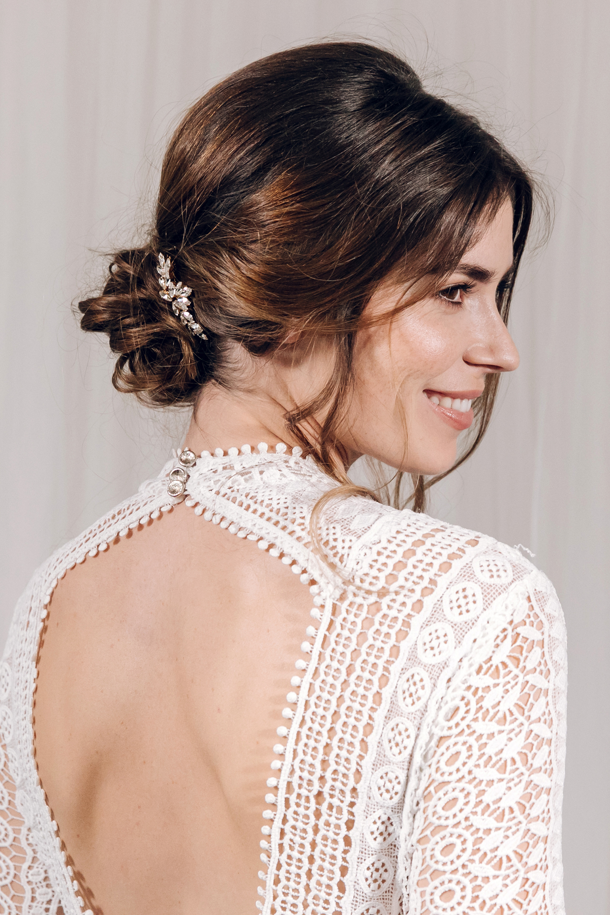 Debbie Carlisle bridal hair accessories Luna by debbiecarlisle.com