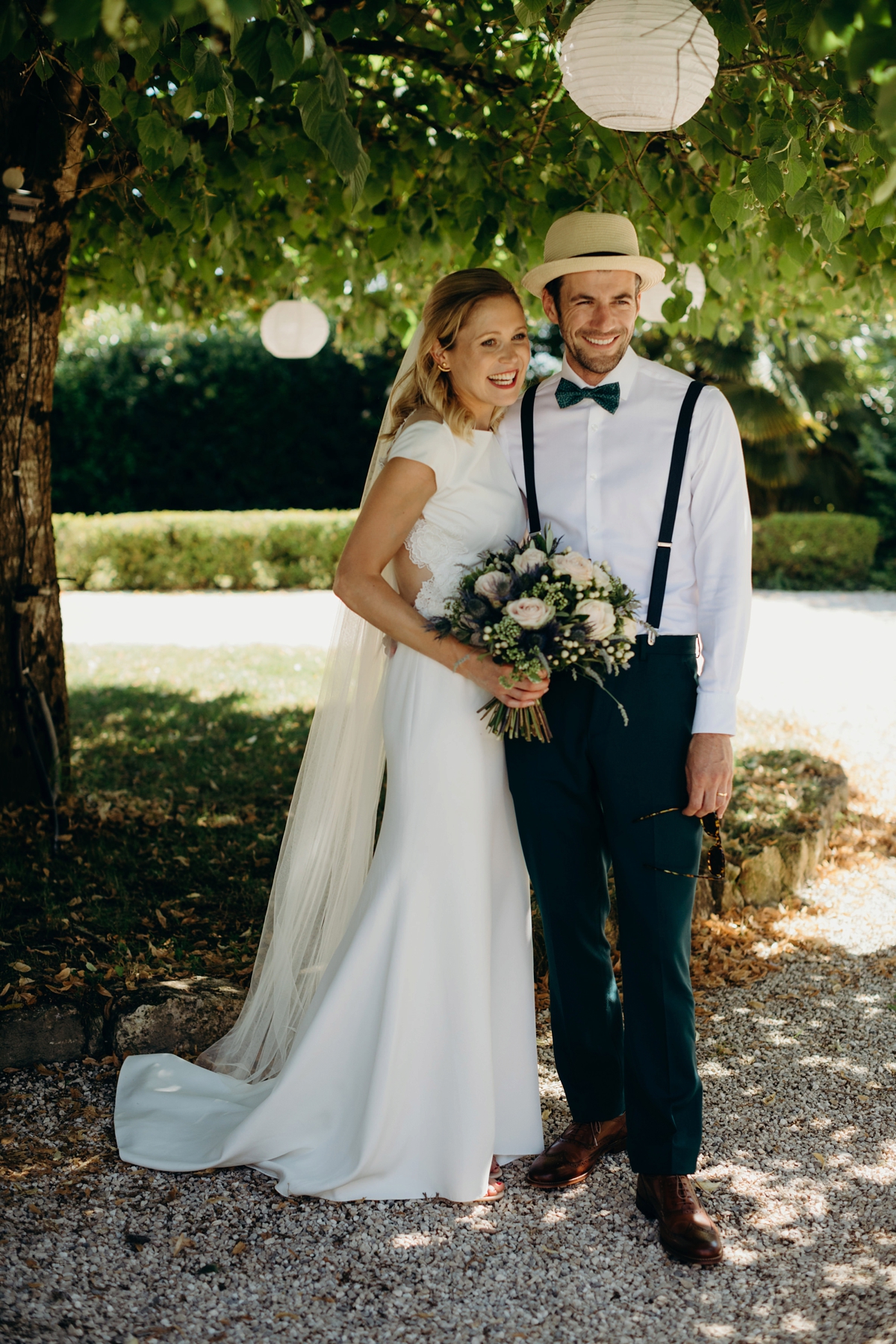 An Elegant Rime Arodaky Gown For a Romantic Wedding at a French Manoir ...