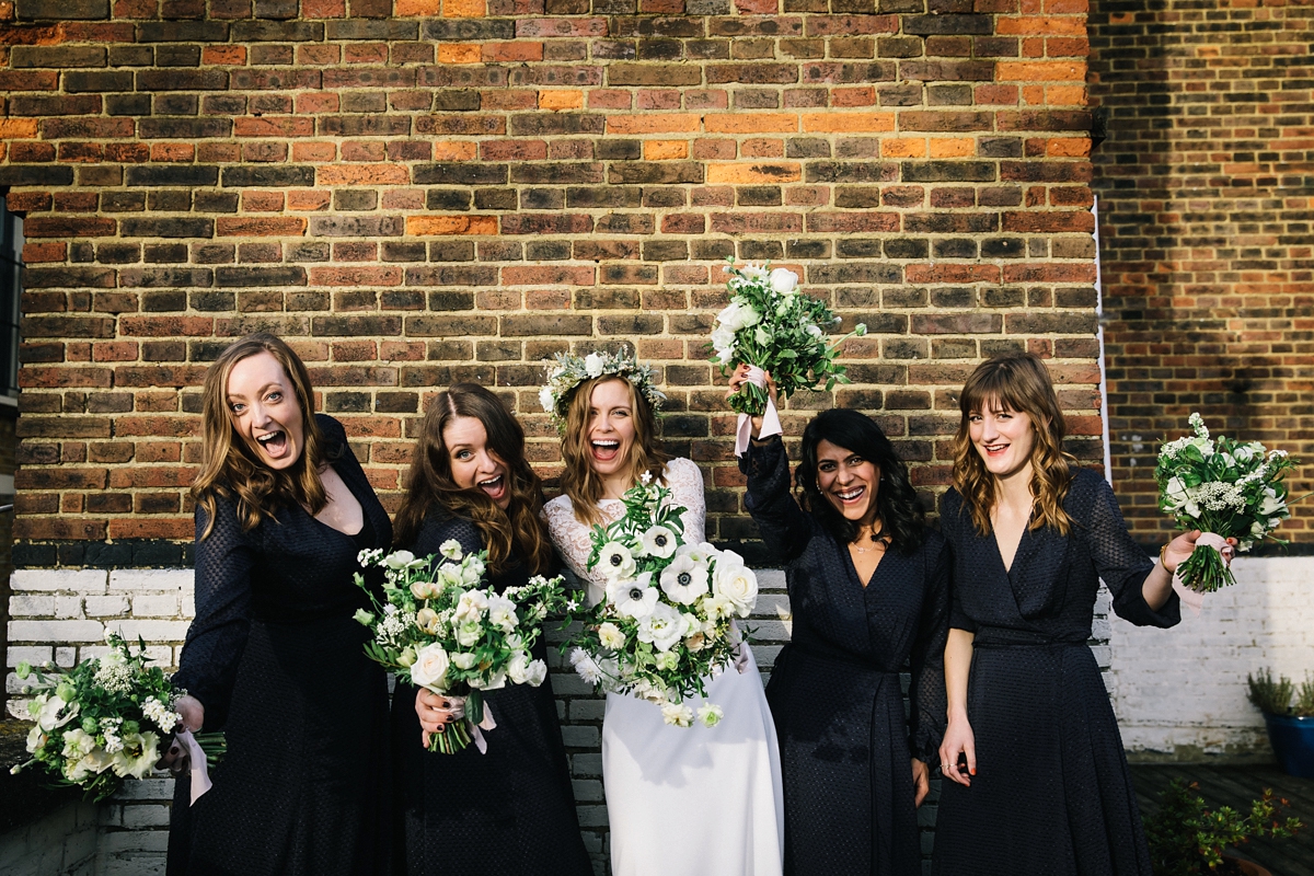 Rime Arodaky festive fun modern Christmas wedding London. Eclection Photography 20