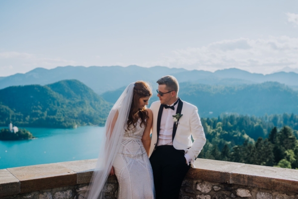 Art Deco Eliza Jane Howell For An Intimate Island Wedding in Slovenia
