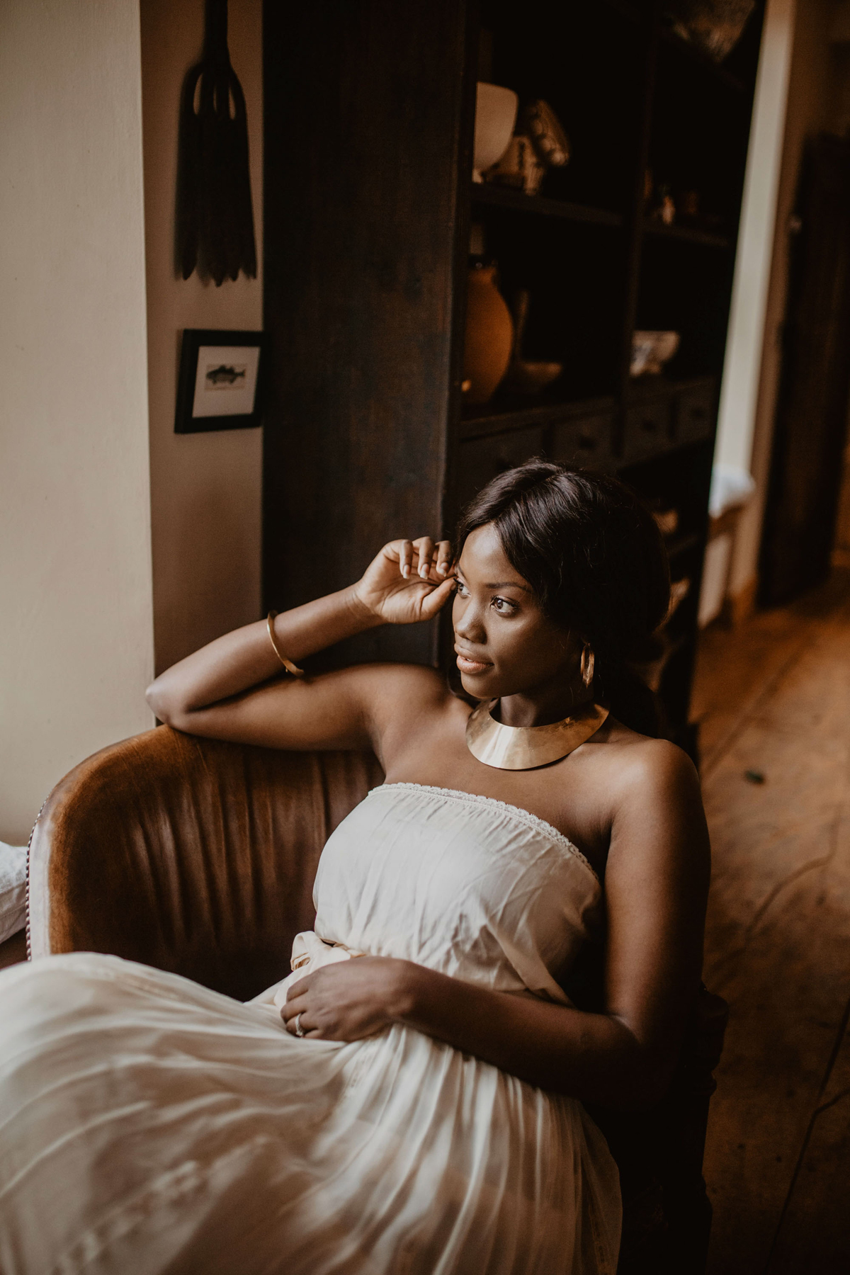47 Romantic peach modern meets vintage bridal inspiration