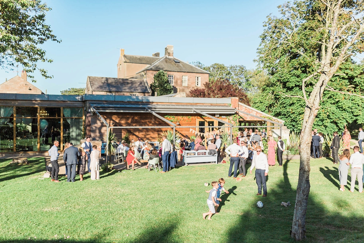 An Elegant and Pared Back Summer Wedding at Newton Hall Northumberland 35