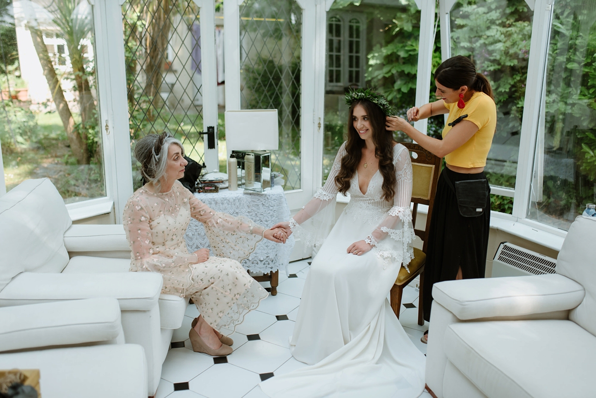 Claire Pettibone romantic family focused vegan wedding in Northern Ireland 13