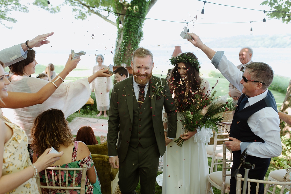 Claire Pettibone romantic family focused vegan wedding in Northern Ireland 26