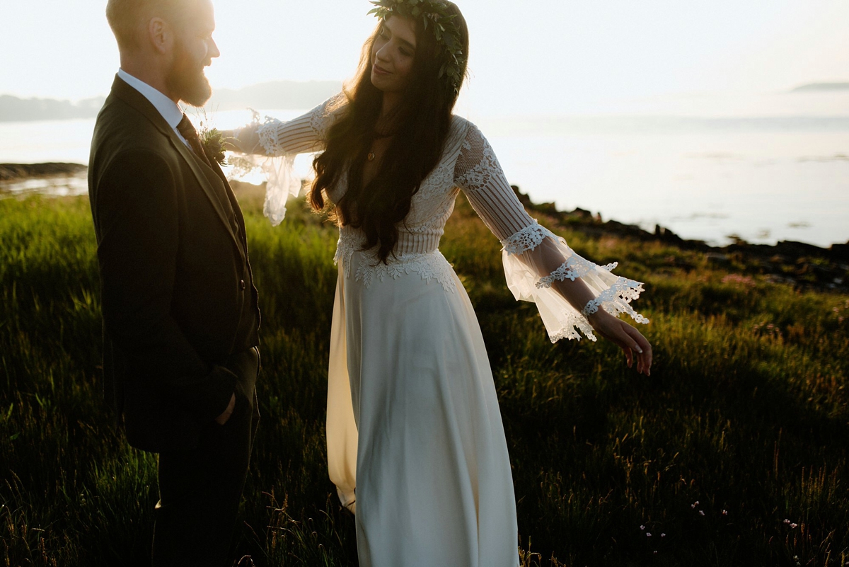 Claire Pettibone romantic family focused vegan wedding in Northern Ireland 45