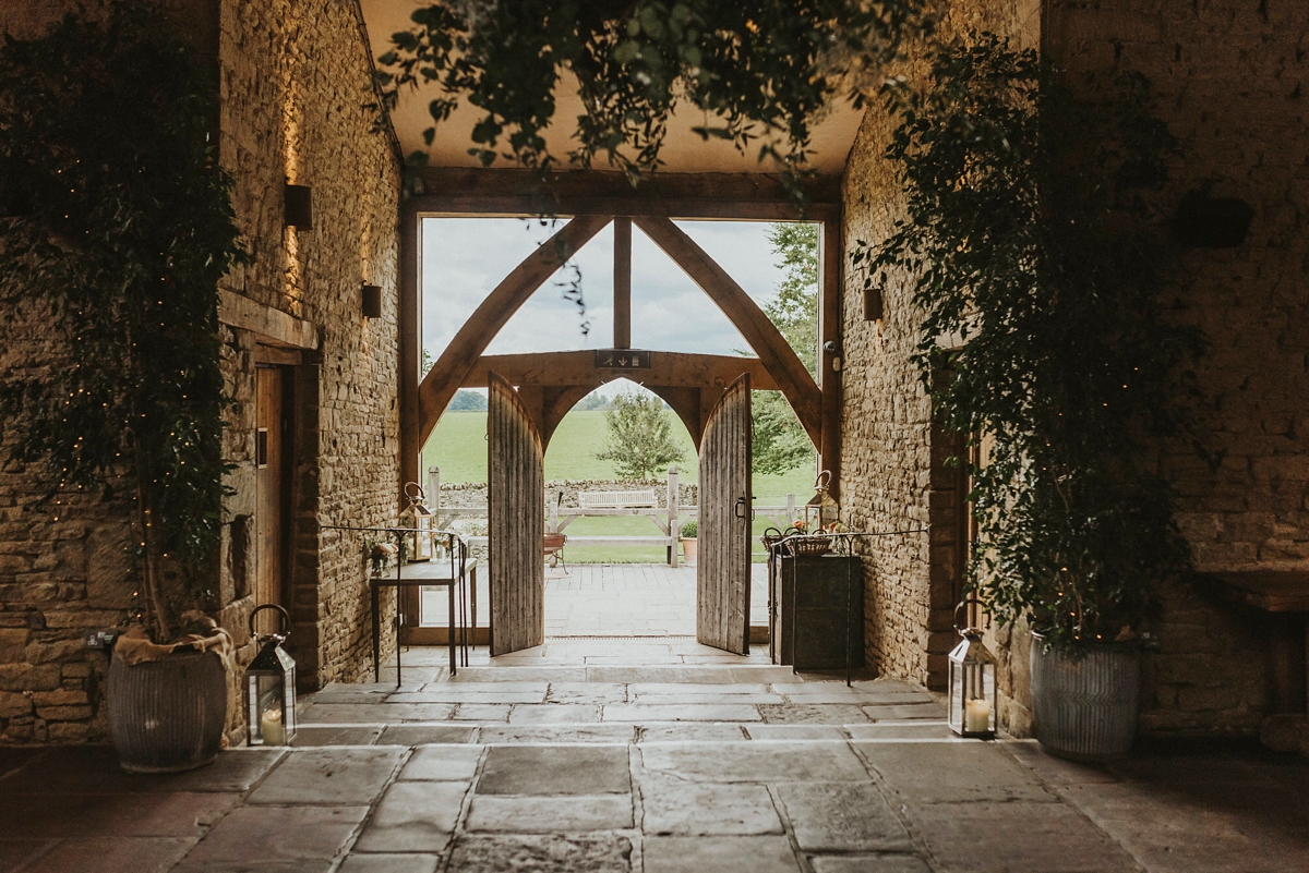 Edwardian inspired dress romantic bohemian Cripps Barn wedding 14
