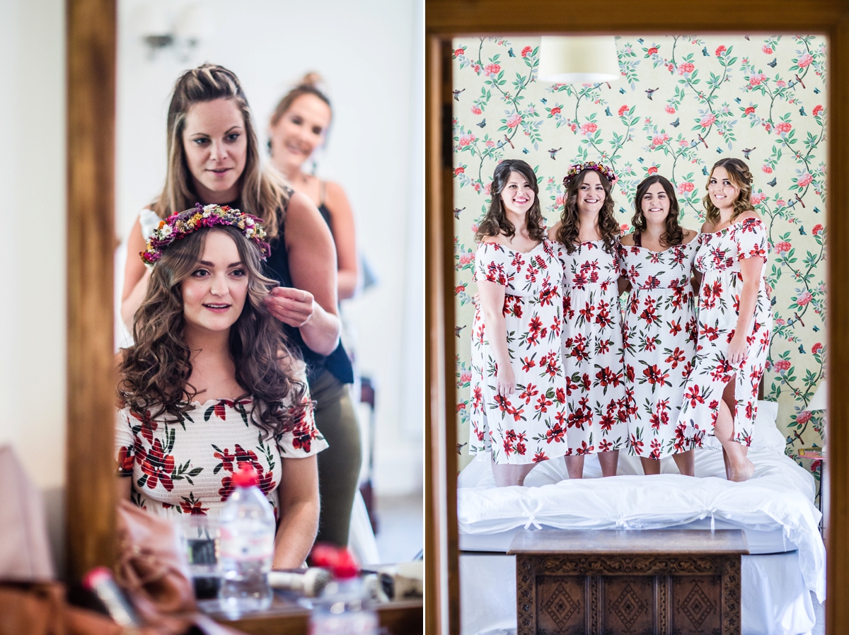 Floral Temperley gown for a colourful outdoor Scottish wedding 8