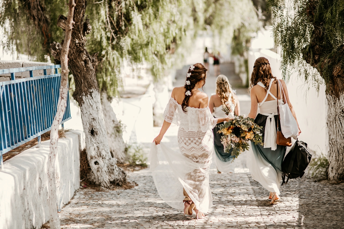 Greek Islands wedding Grace Loves Lace dress 22