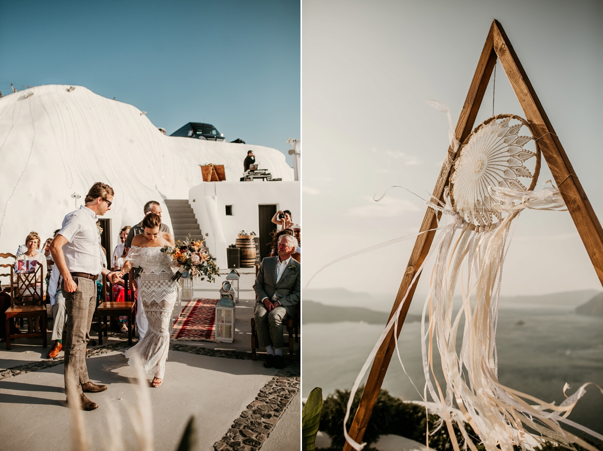 Greek Islands wedding Grace Loves Lace dress 28