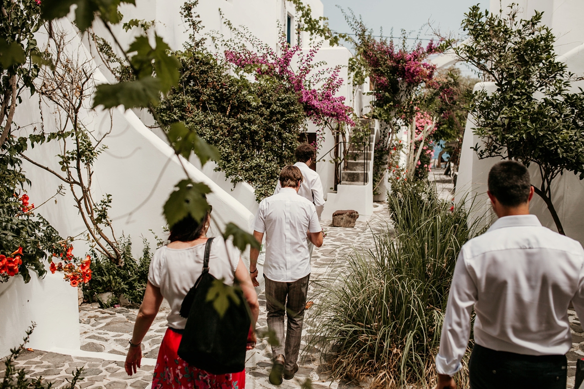 Greek Islands wedding Grace Loves Lace dress 6