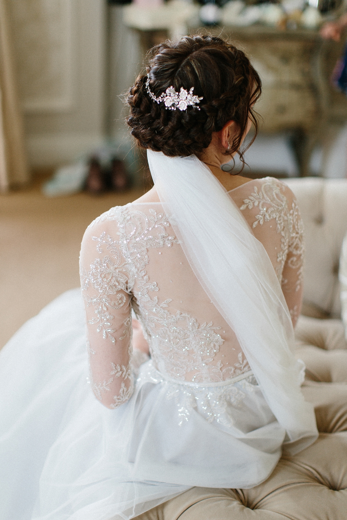 Lartington Hall Wedding Emma Beaumont dress 16