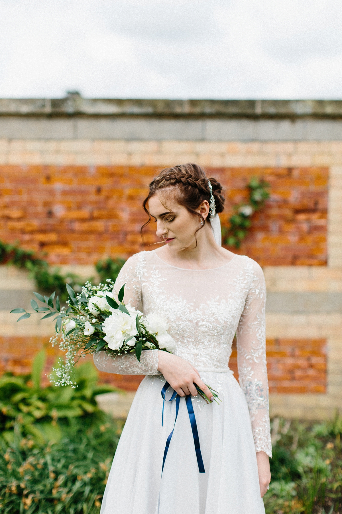 Lartington Hall Wedding Emma Beaumont dress 32