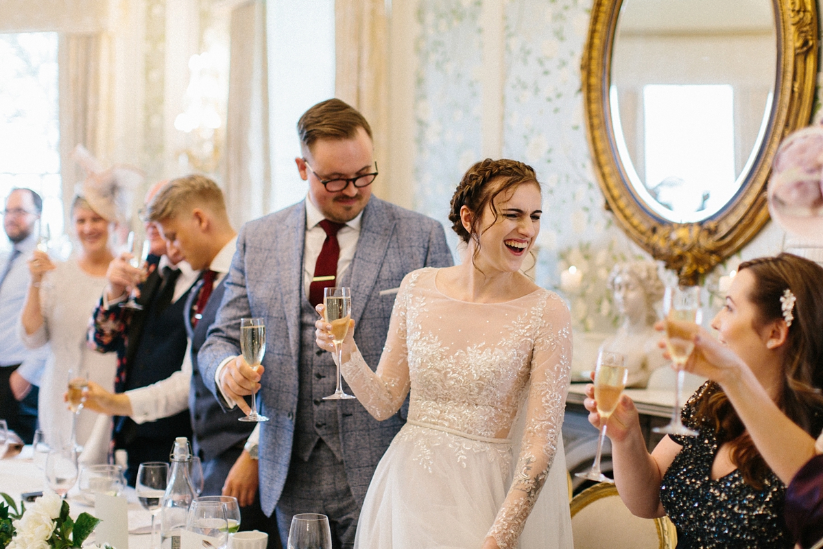 Lartington Hall Wedding Emma Beaumont dress 35