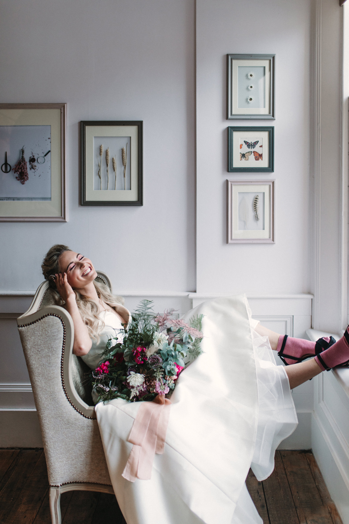 Modern cool pink bridal inspiration 29