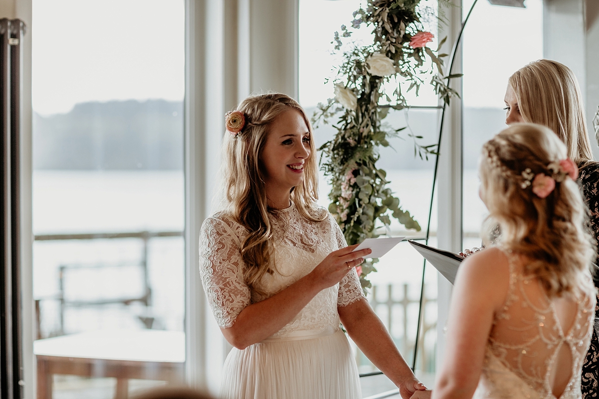 Romantic Lesbian wedding in Scotland 37 1