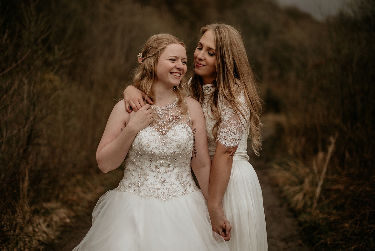 Romantic Lesbian wedding in Scotland 49 1