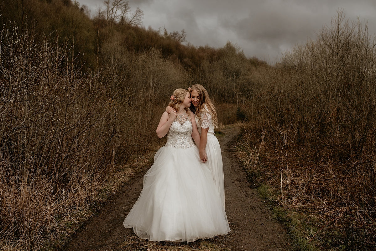 Romantic Lesbian wedding in Scotland 50 1