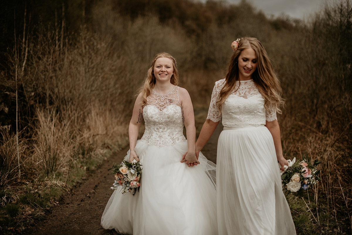 Romantic Lesbian wedding in Scotland 51 1