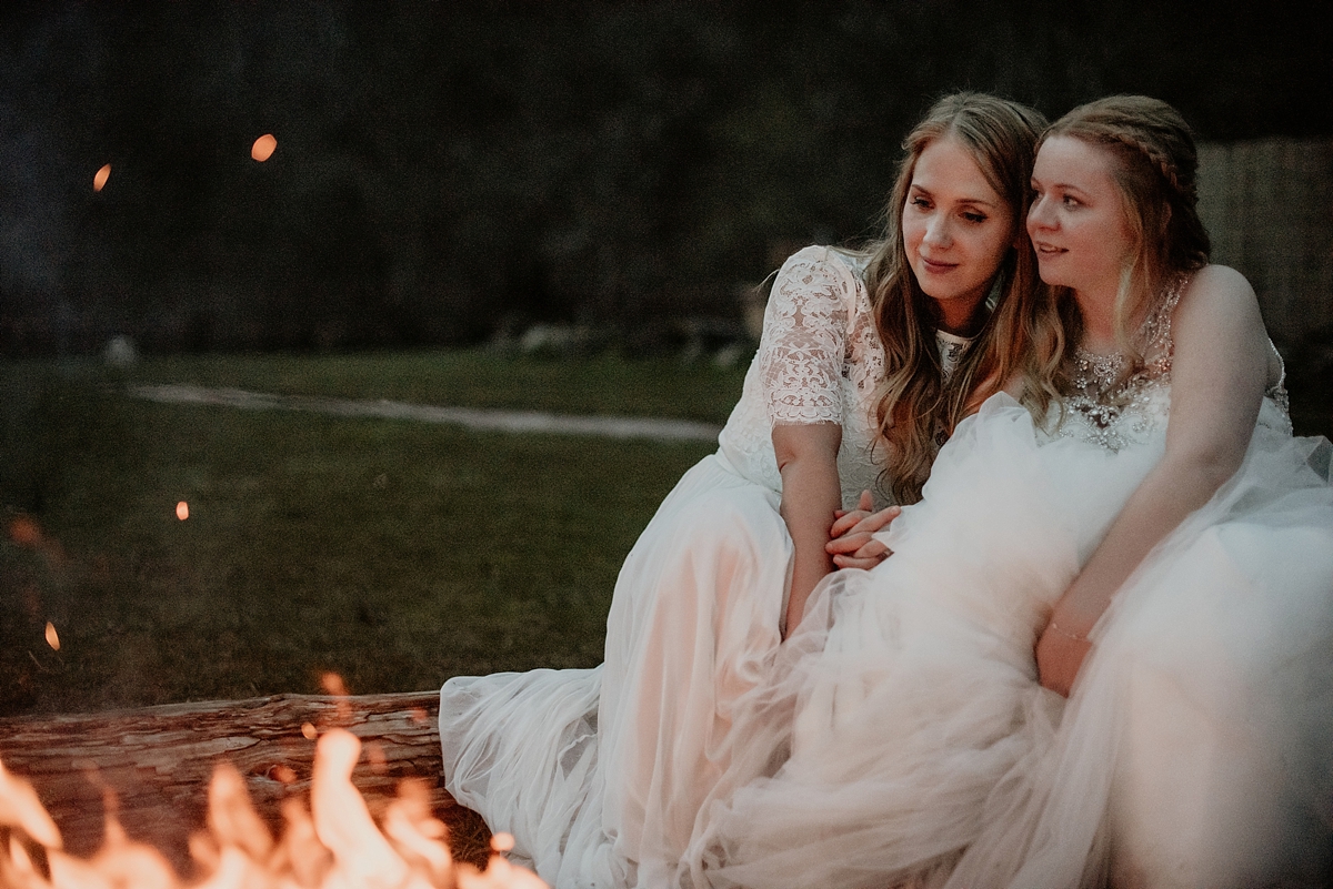 A Beautiful Romantic Lesbian Wedding In Scotland Love