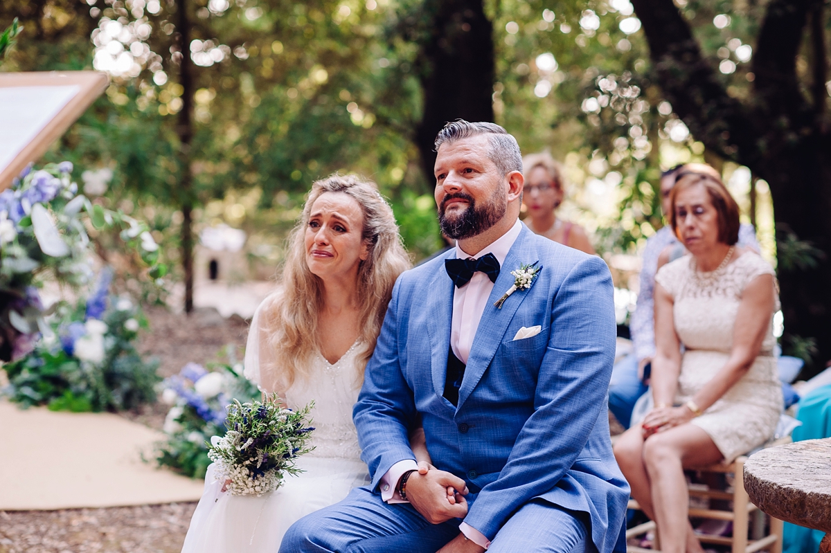 Rosa Clara For A Sophisticated Elegant Woodland Wedding In Mallorca With Lots Of Fairylights Love My Dress Uk Wedding Blog Wedding Directory