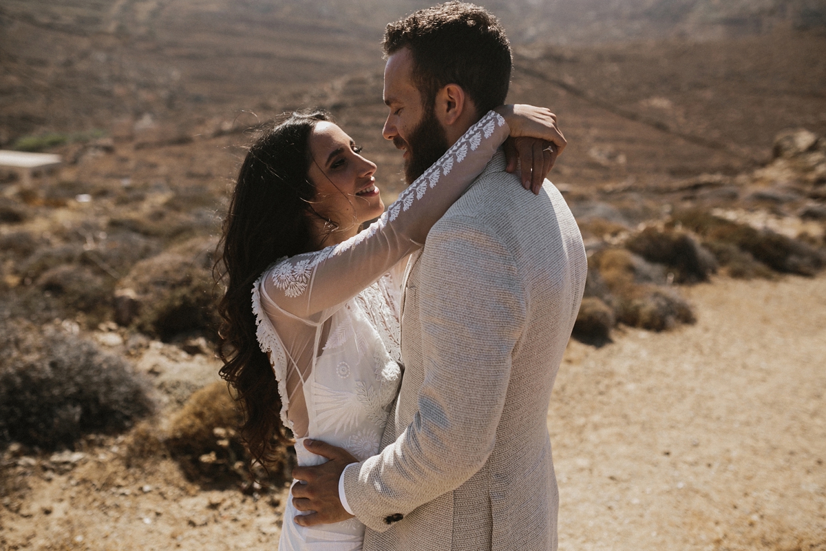 Rue de Seine boho Jewish wedding Mykonos 27