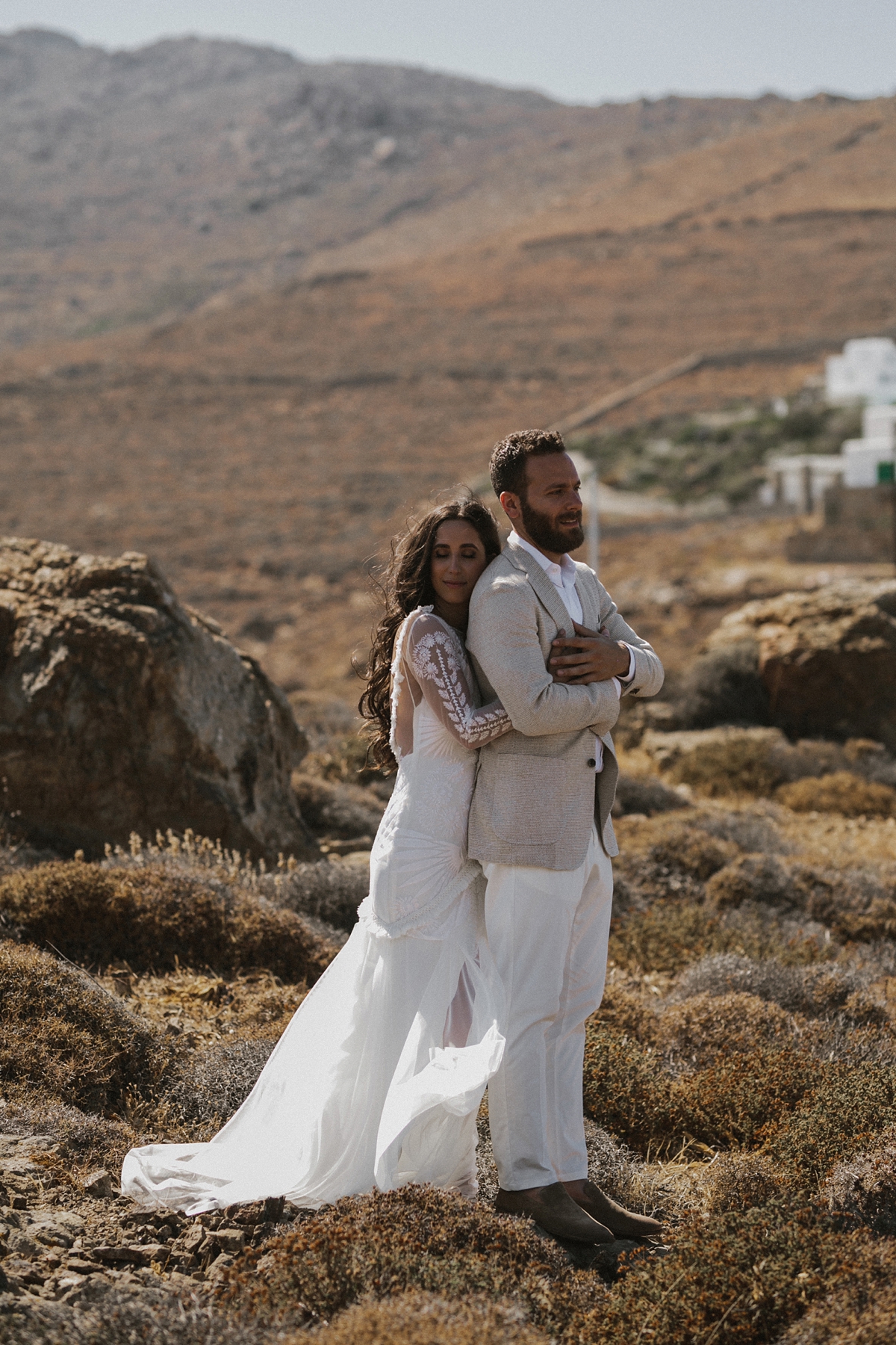 Rue de Seine boho Jewish wedding Mykonos 31