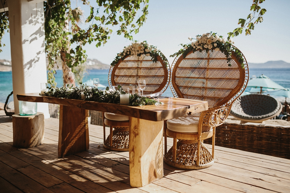 Rue de Seine boho Jewish wedding Mykonos 35