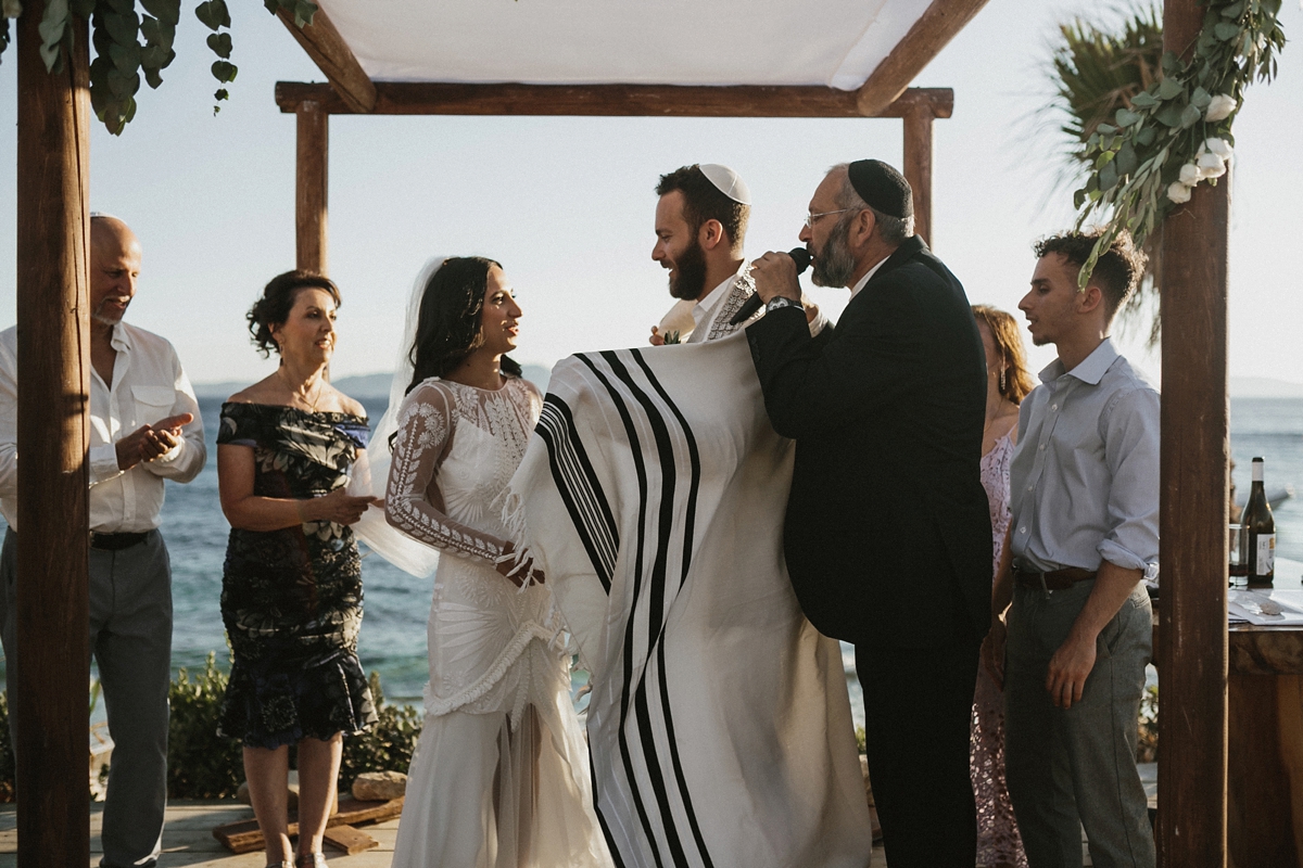 Rue de Seine boho Jewish wedding Mykonos 52