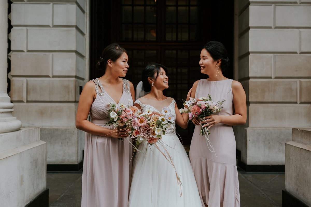 Watters dress traditional Chinese tea ceremony modern London wedding 17