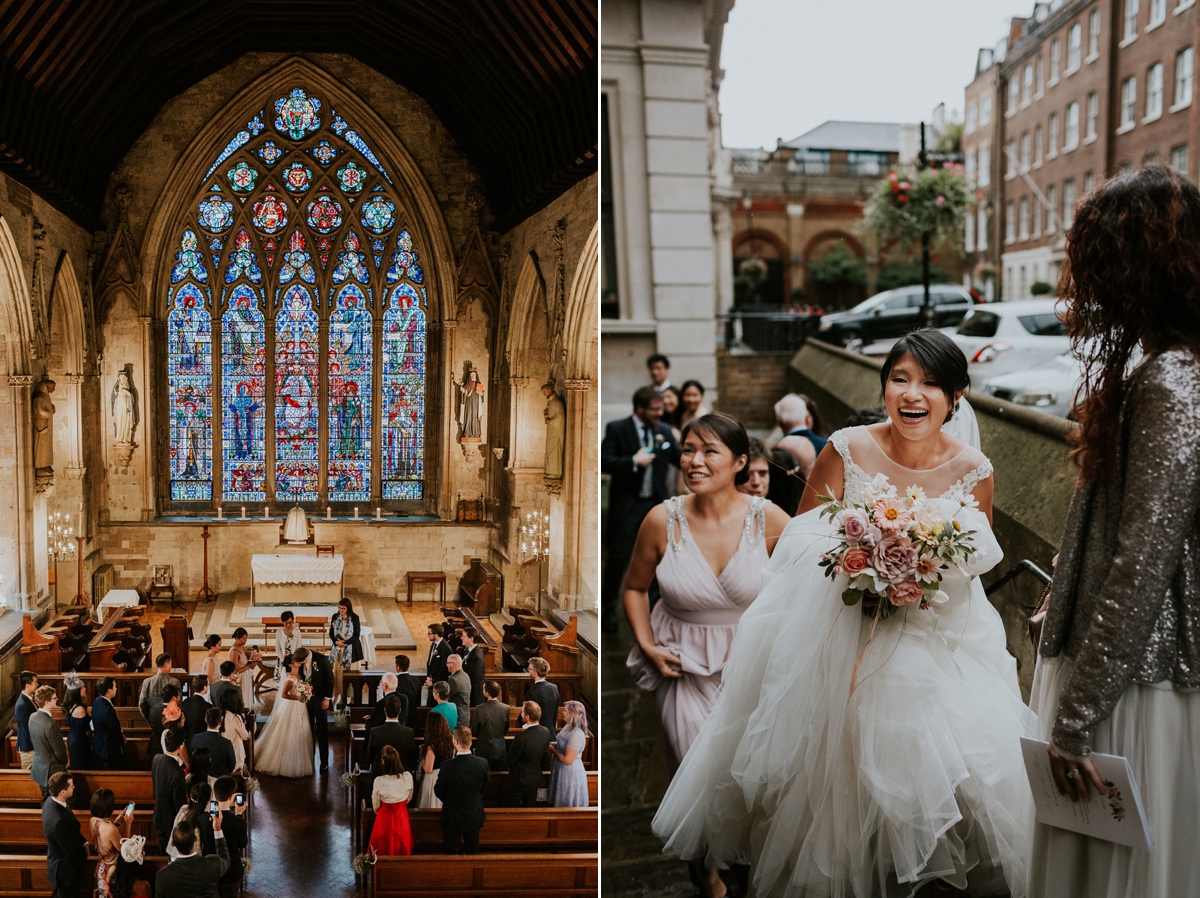 Watters dress traditional Chinese tea ceremony modern London wedding 26