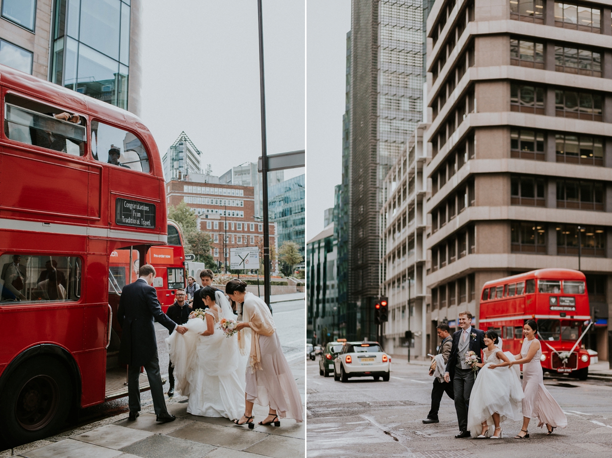 Watters dress traditional Chinese tea ceremony modern London wedding 28