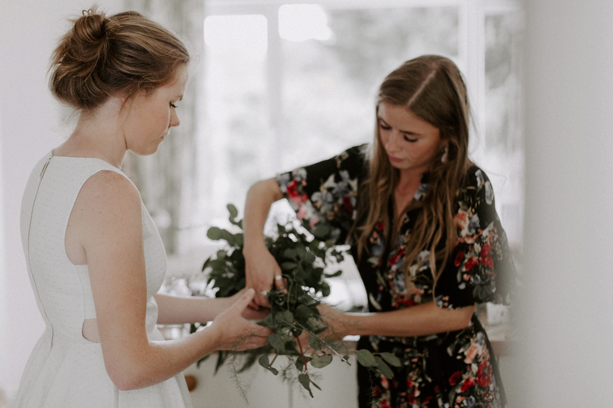 Willowby by Watters botanical Christian wedding Isle of Wight 15