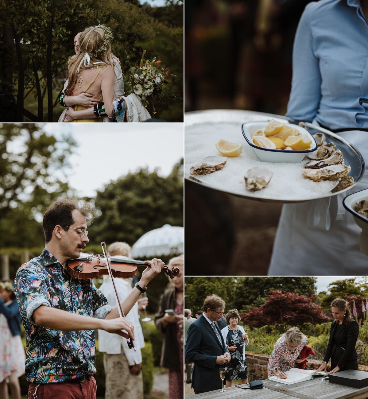 Yellow floral embroidered dress Scottish wedding Caro Weiss Photography 39