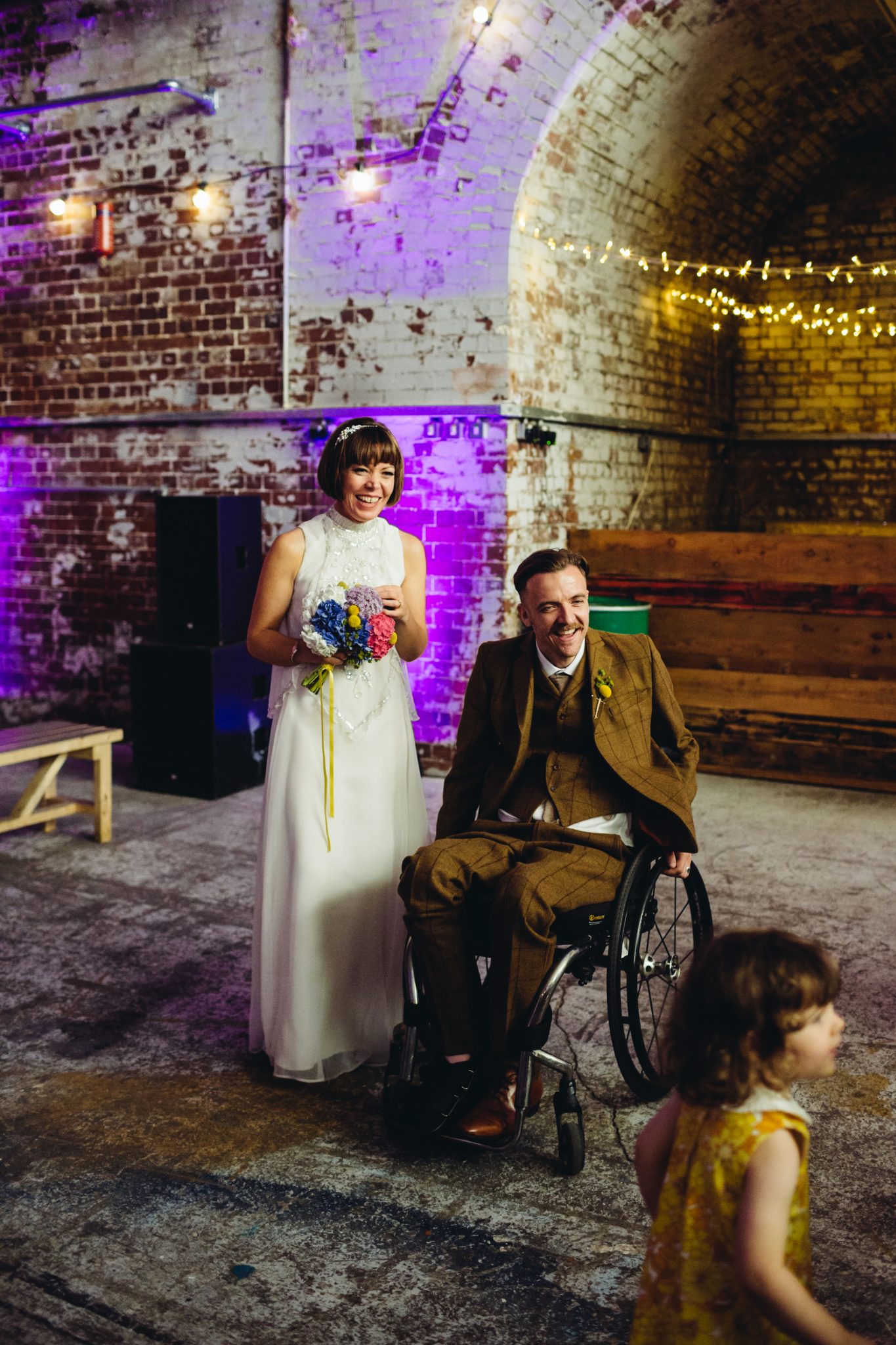 01 Disabled groom in a wheelchair on his wedding day