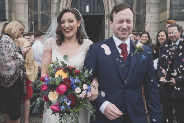 A Beaded Maggie Sottero Dress for a Jewel Toned Liverpool City Wedding