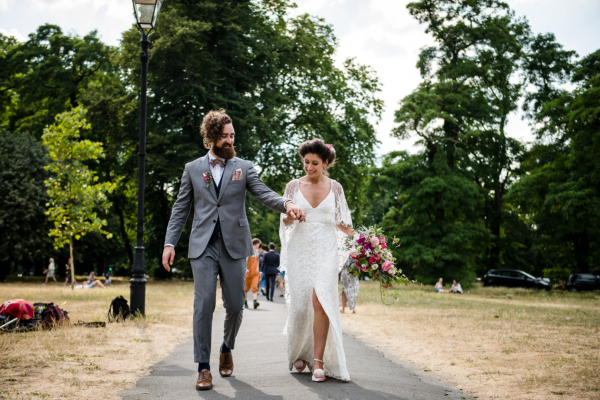 Grace Loves Lace For an Intimate + Boho Secret Garden Wedding in South London