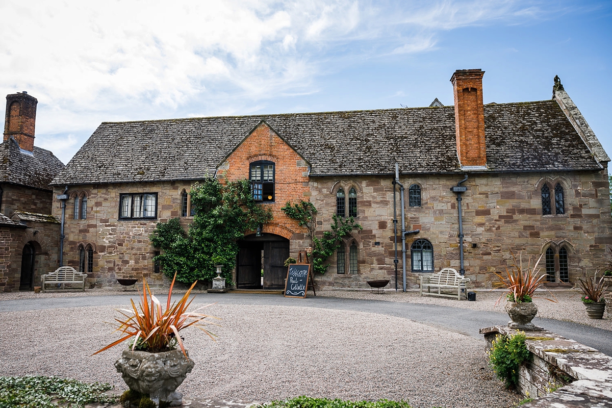 1 Allure Bridals dress Brinsop Court wedding Herefordshire