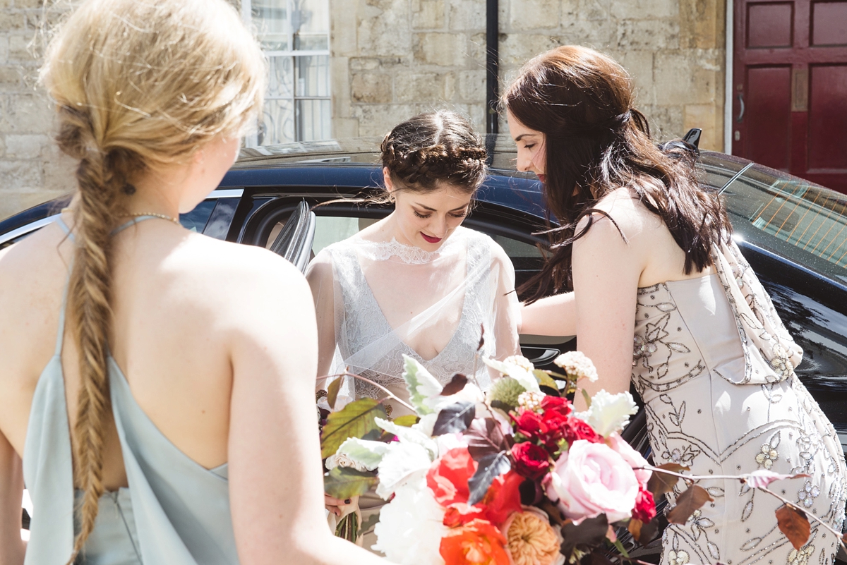 11 Kate Beaumont oyster silk dress ethereal Humanist wedding