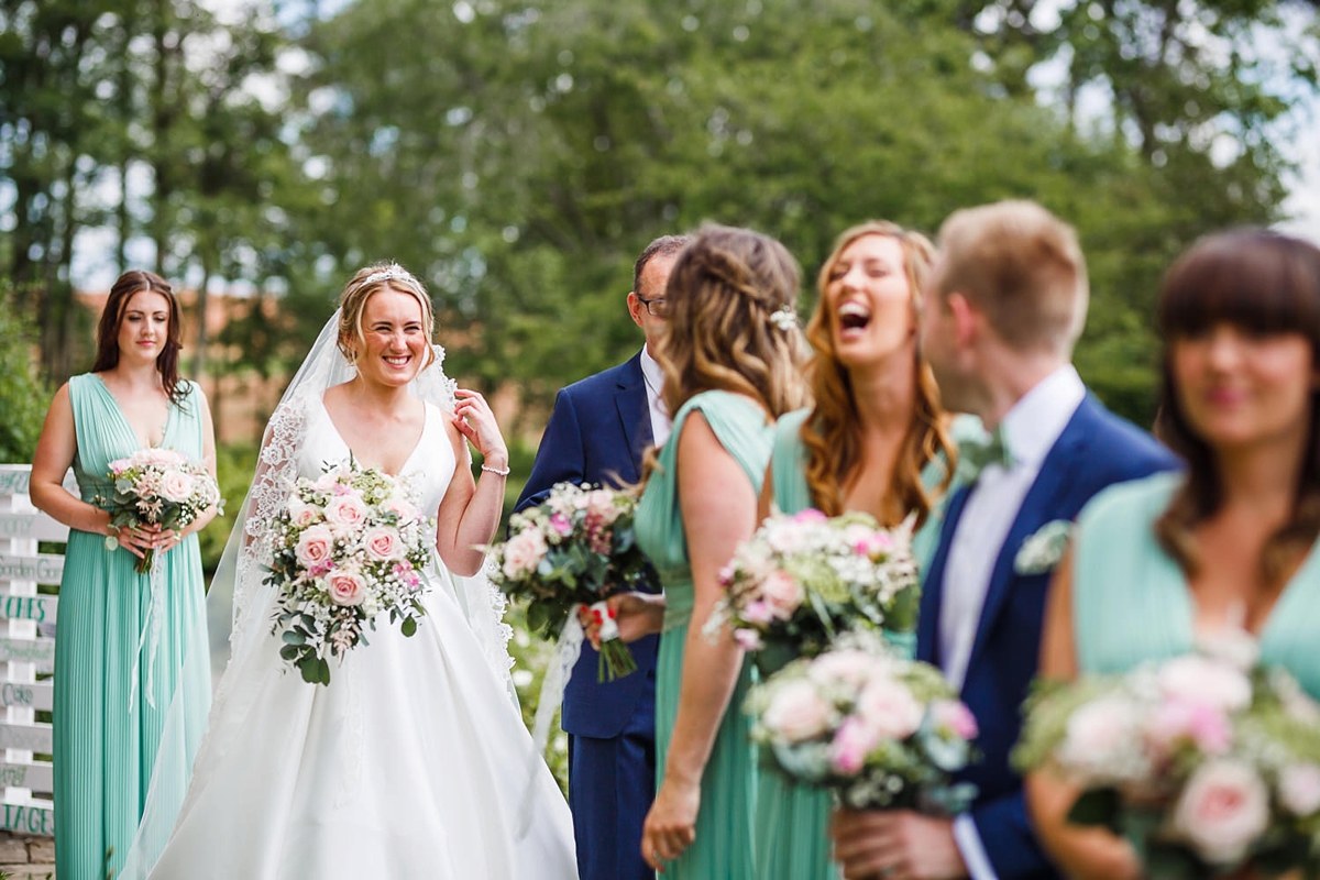 14 Allure Bridals dress Brinsop Court wedding Herefordshire