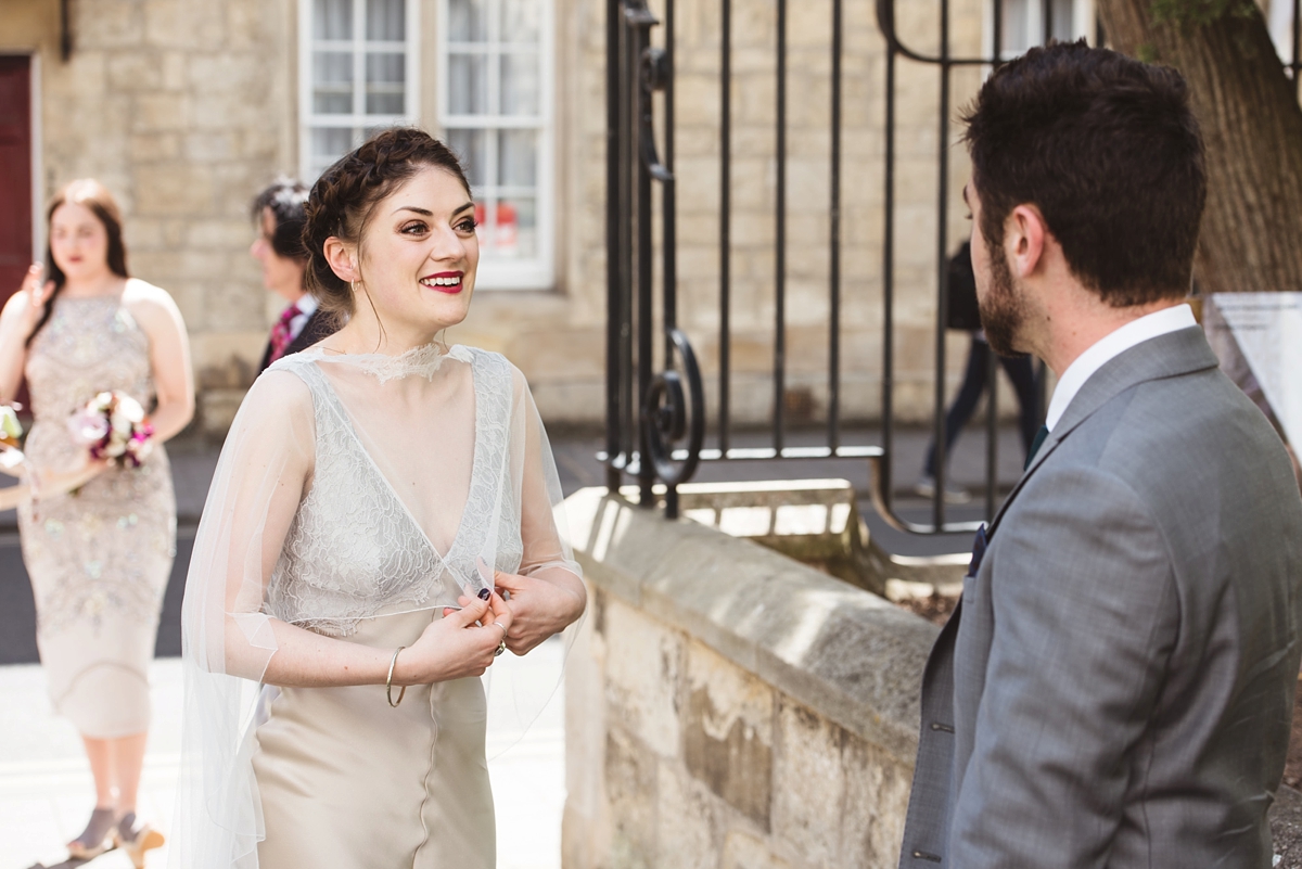 14 Kate Beaumont oyster silk dress ethereal Humanist wedding