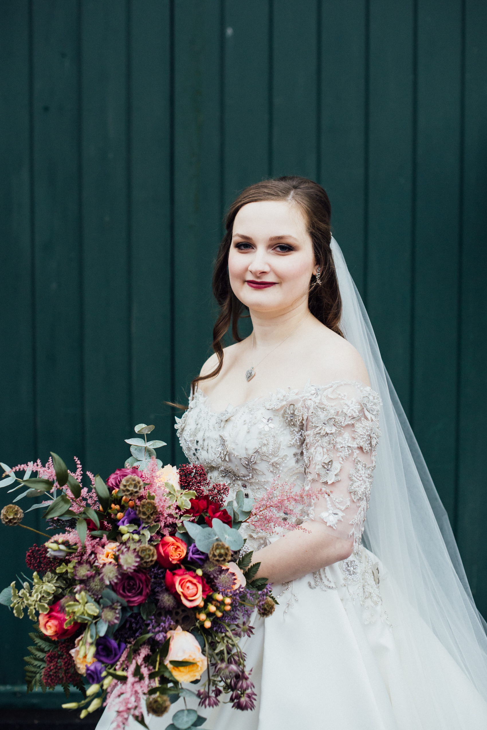 15 Bride made her own wedding dress