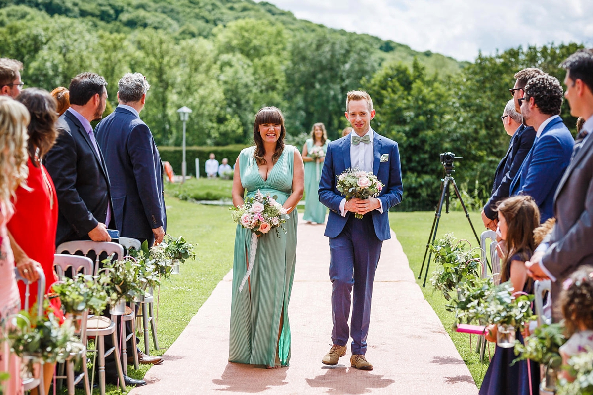16 Allure Bridals dress Brinsop Court wedding Herefordshire