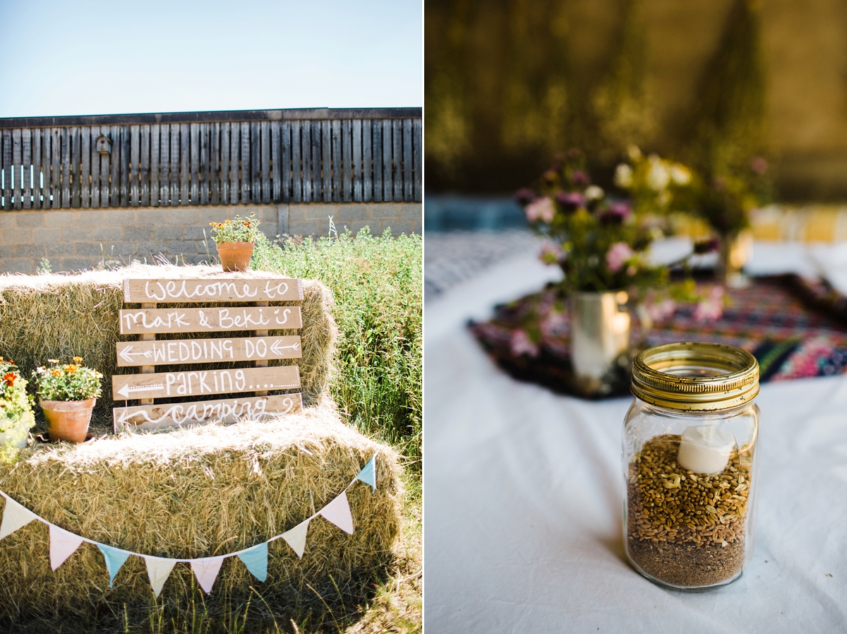 16 Nature inspire homespun farm wedding