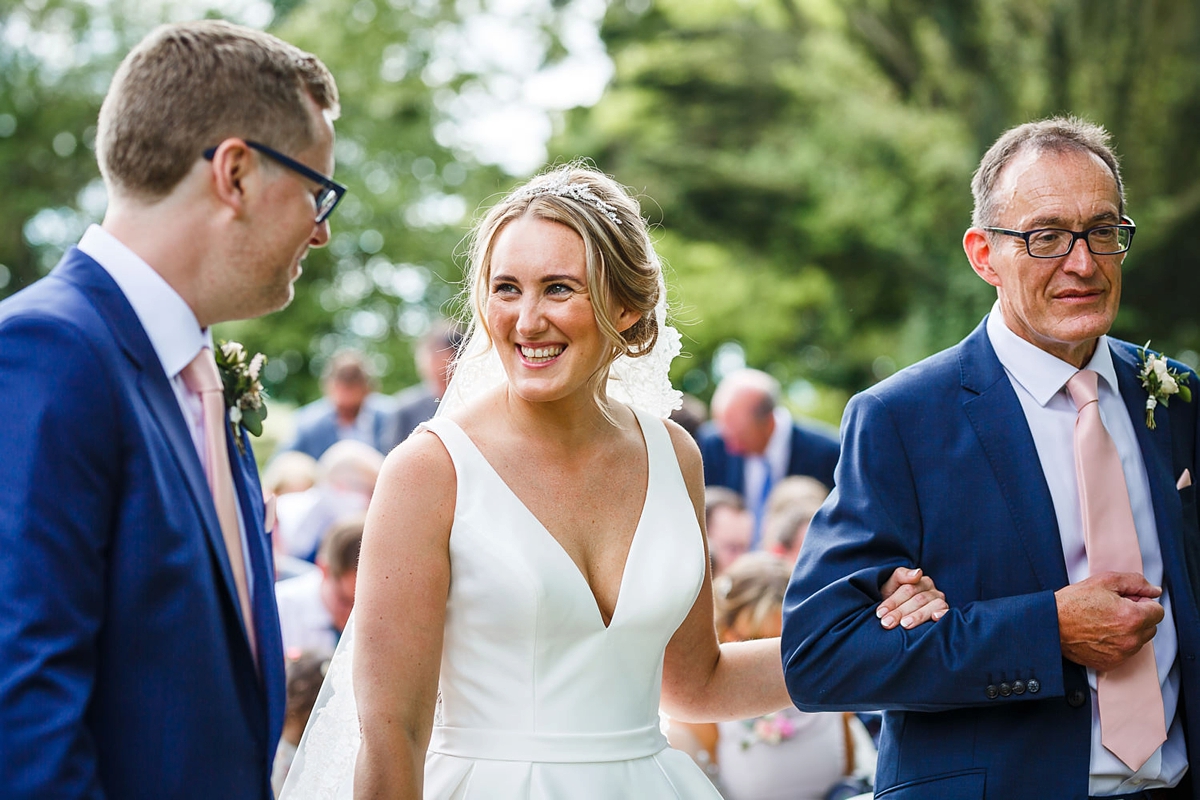 18 Allure Bridals dress Brinsop Court wedding Herefordshire