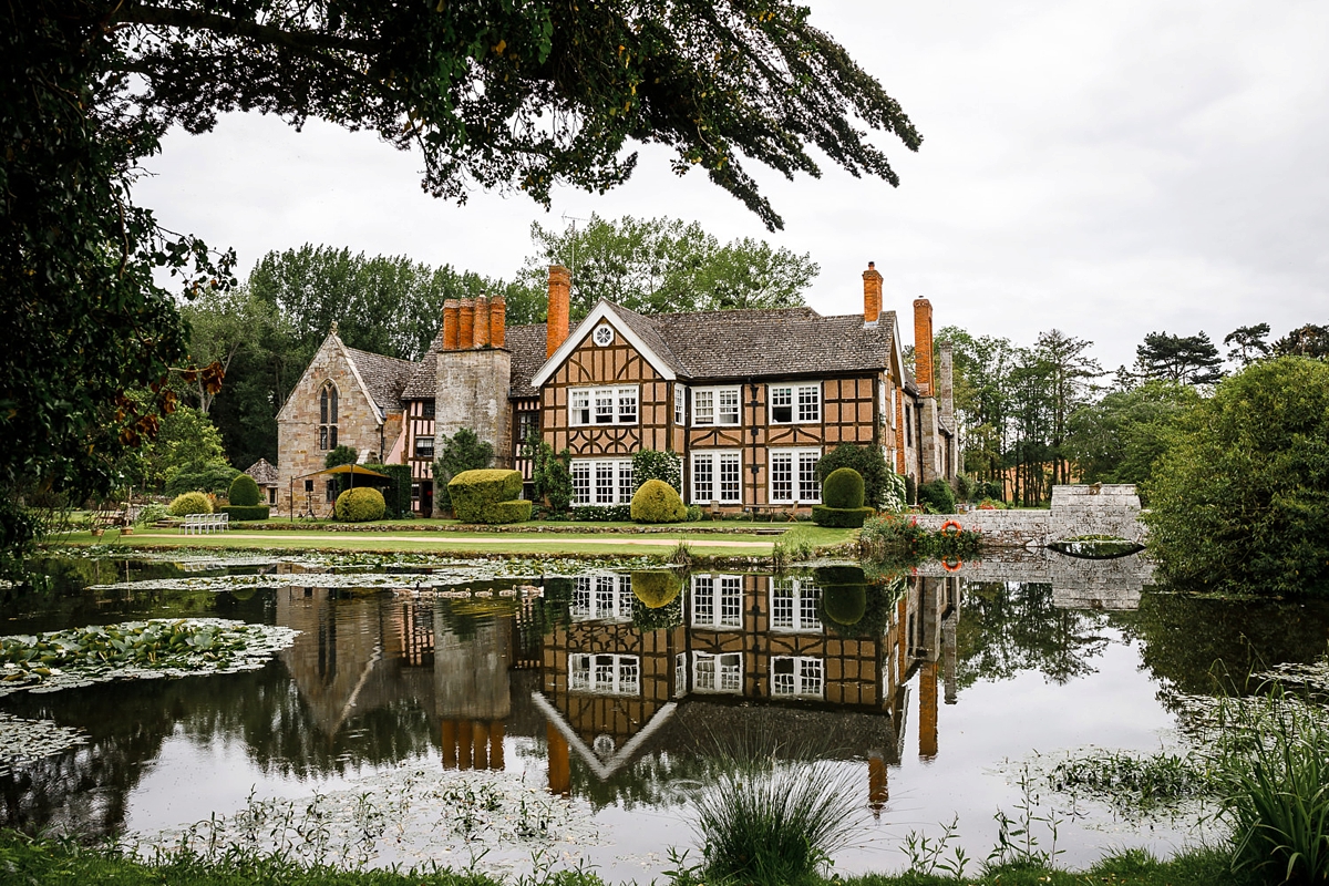 2 Allure Bridals dress Brinsop Court wedding Herefordshire
