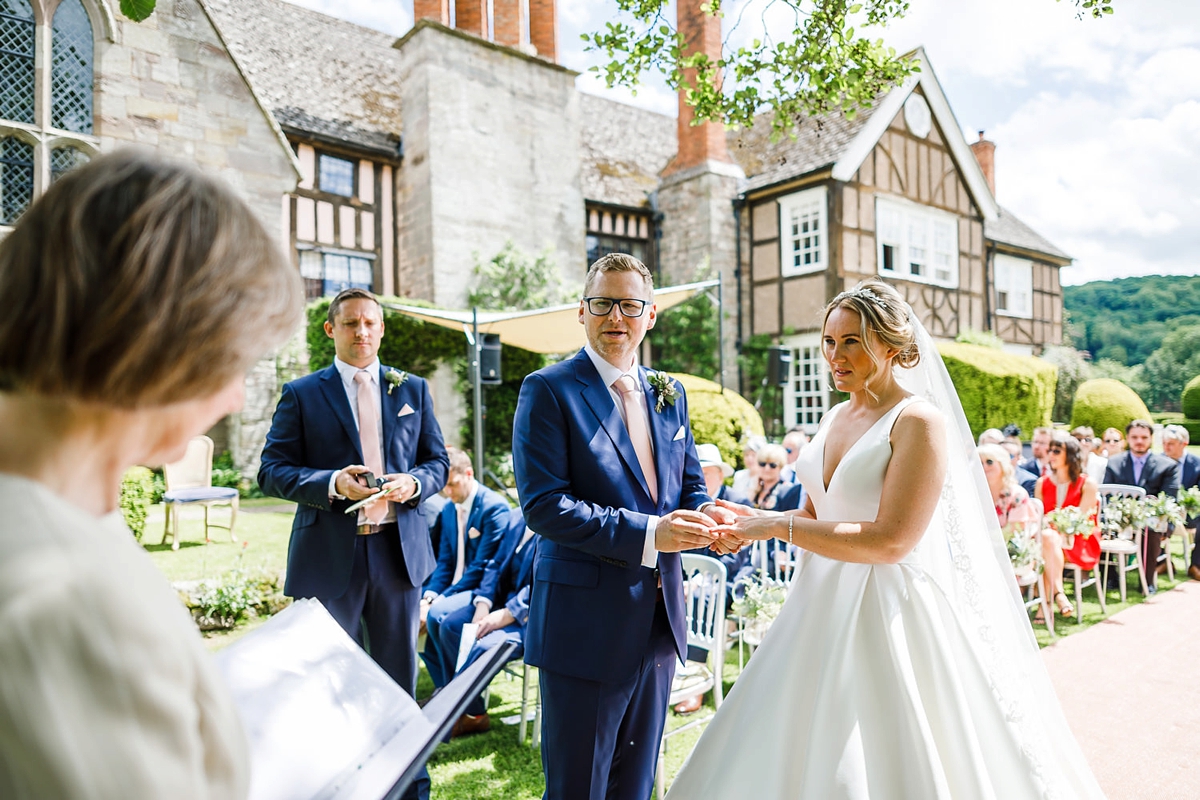 20 Allure Bridals dress Brinsop Court wedding Herefordshire