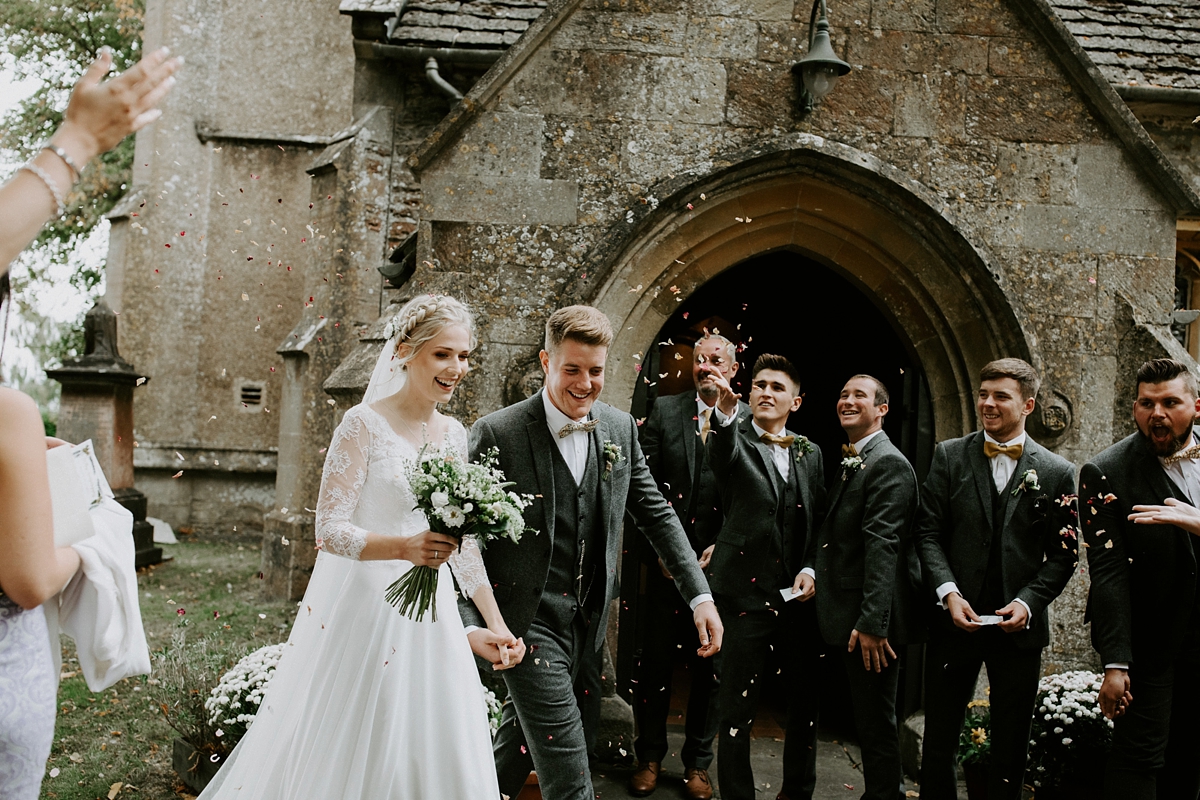 21 Scandi inspired River Thames wedding London - Green Wedding Shoes and a Back Necklace for a Marquee Wedding on the Banks Of The Thames 21 Scandi inspired River Thames wedding London