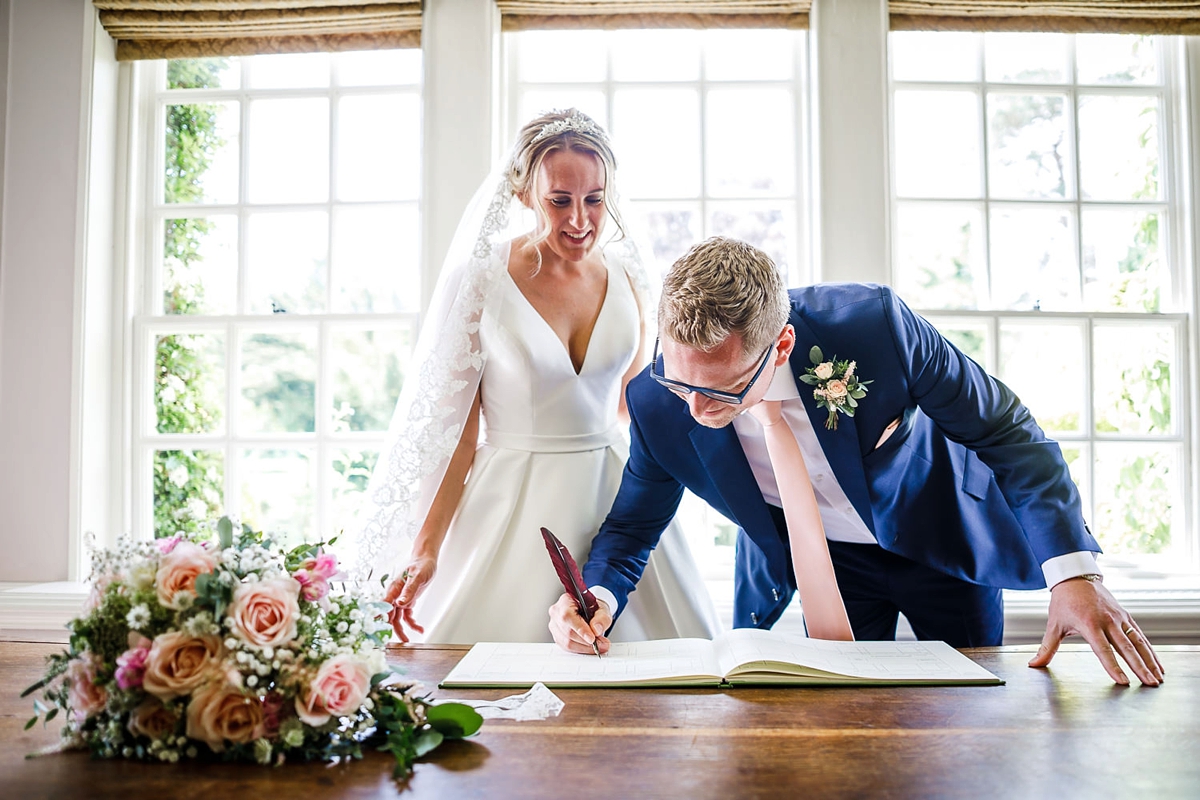 24 Allure Bridals dress Brinsop Court wedding Herefordshire