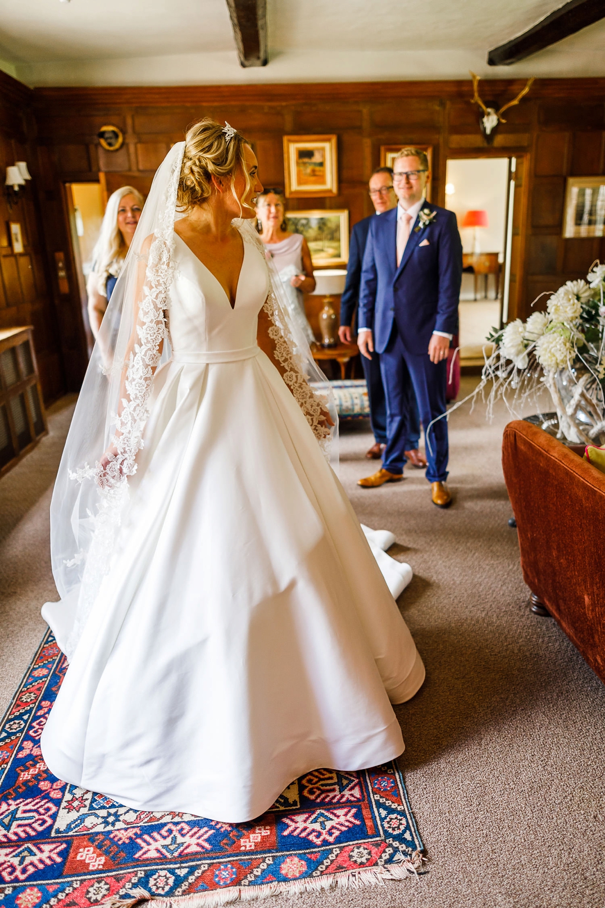 25 Allure Bridals dress Brinsop Court wedding Herefordshire